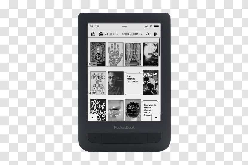 EBook Reader 15.2 Cm PocketBookTOUCH HD E-Readers Pocketbook Touch Hardware/Electronic PocketBook International PocketBookTouch Lux - Black And White - Management Models Transparent PNG