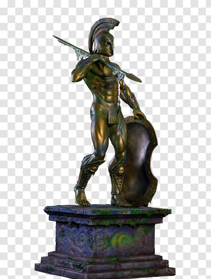 Bronze Sculpture Statue Classical Atlantis - Animetoys Transparent PNG