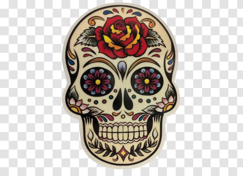 Day Of The Dead Skull - Portrait - Arm Head Transparent PNG