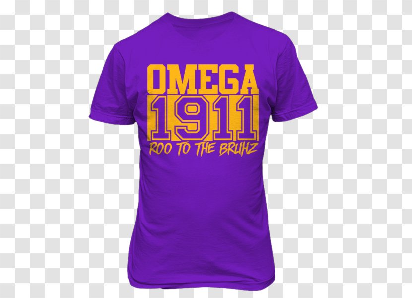 T-shirt Hoodie Neckline Slipper - Purple - Omega Psi Phi Transparent PNG