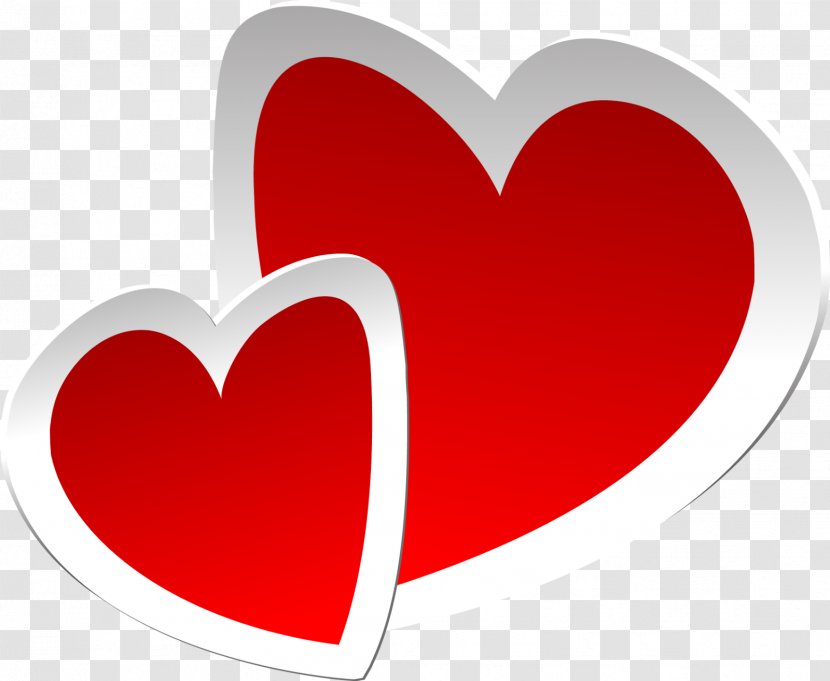 Love Heart Valentine's Day Clip Art - Lover Transparent PNG