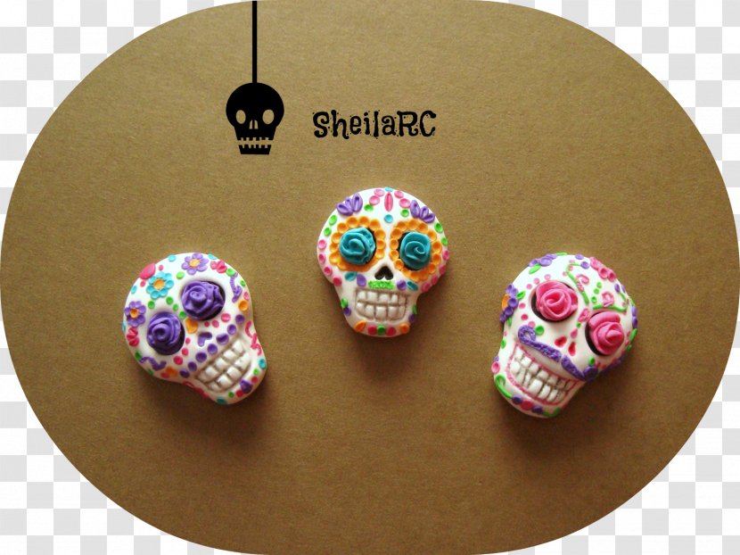 Bead Polymer Clay Fimo Cake Bisque Porcelain - Calaveras Transparent PNG