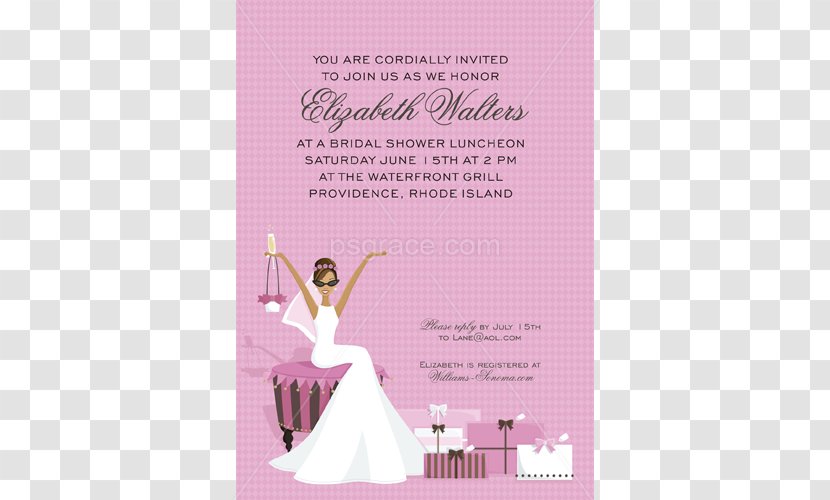 Wedding Invitation Bridal Shower Bride Gift Transparent PNG