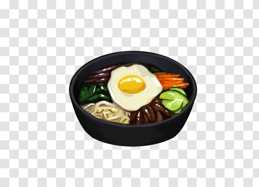 Bibimbap Korean Cuisine Bowl Food Art - Flower Transparent PNG