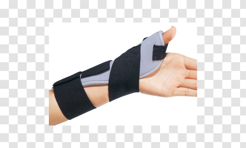 Thumb Spica Splint Wrist Brace - Hand Transparent PNG
