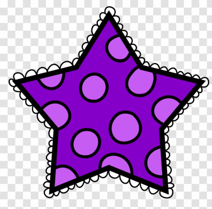 Polka Dot Clip Art - Star Transparent PNG