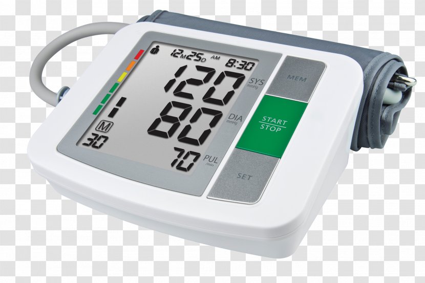 Sphygmomanometer Blood Pressure Measurement Arm - Health - Monitor Transparent PNG
