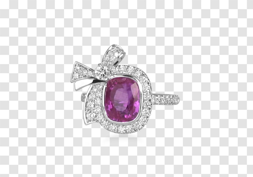 Ruby Sapphire Ring Jewellery Solitaire - Take A Walk Transparent PNG