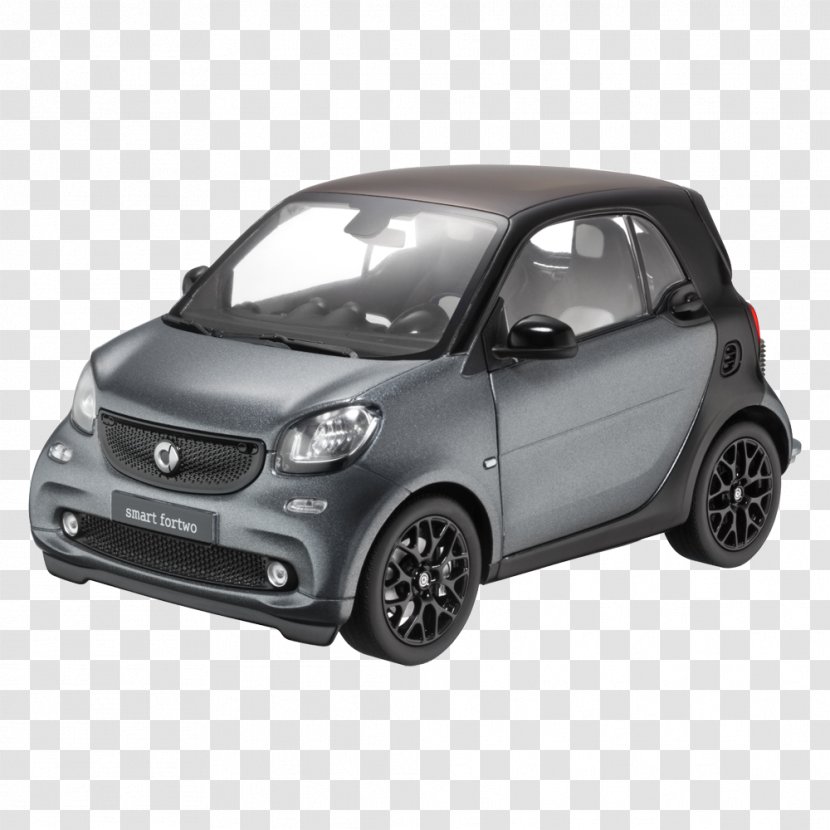 2014 Smart Fortwo Coupe Forfour Car - Diecast Toy - Mercedes Transparent PNG
