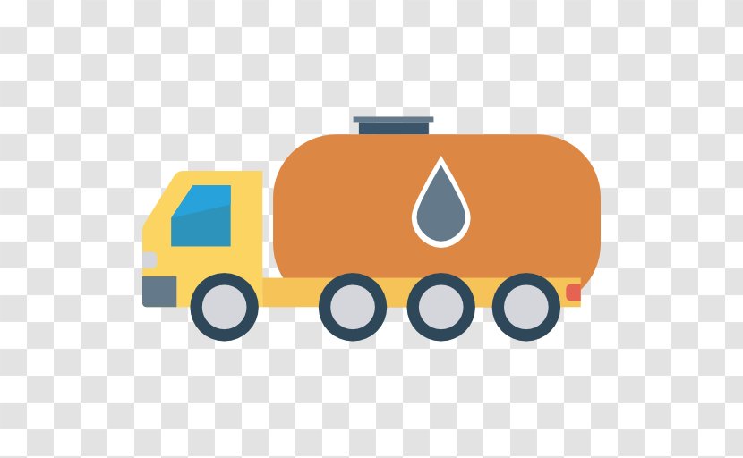 Tank Truck Transport Trailer - Fuel Oil Transparent PNG