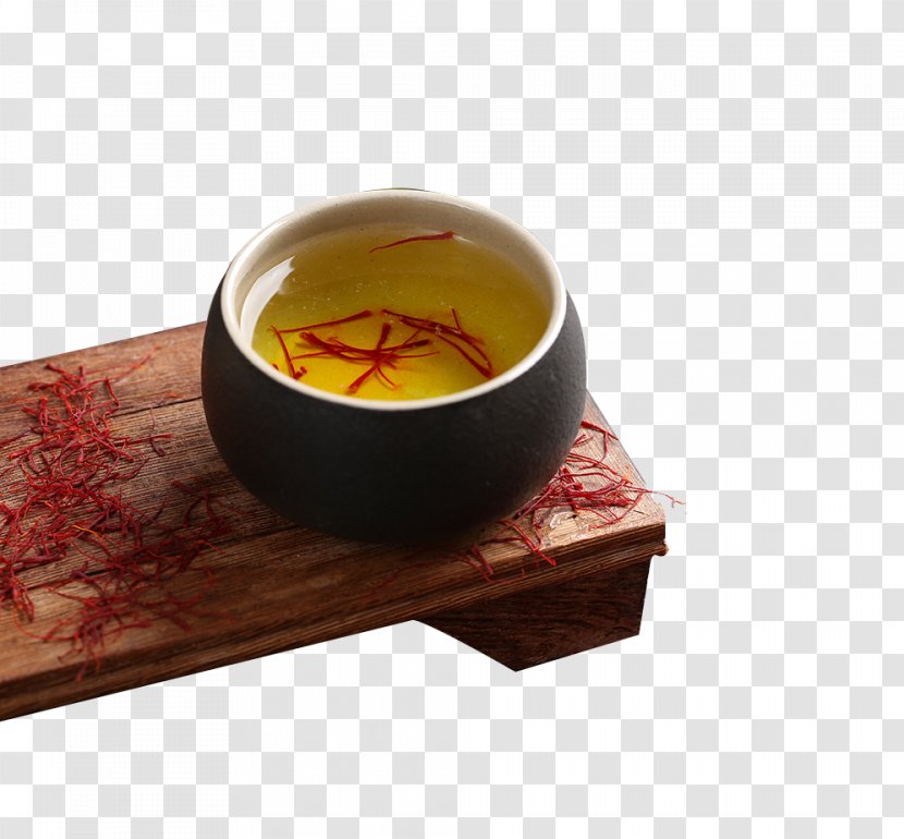 Flowering Tea Saffron - Coffee Cup Transparent PNG