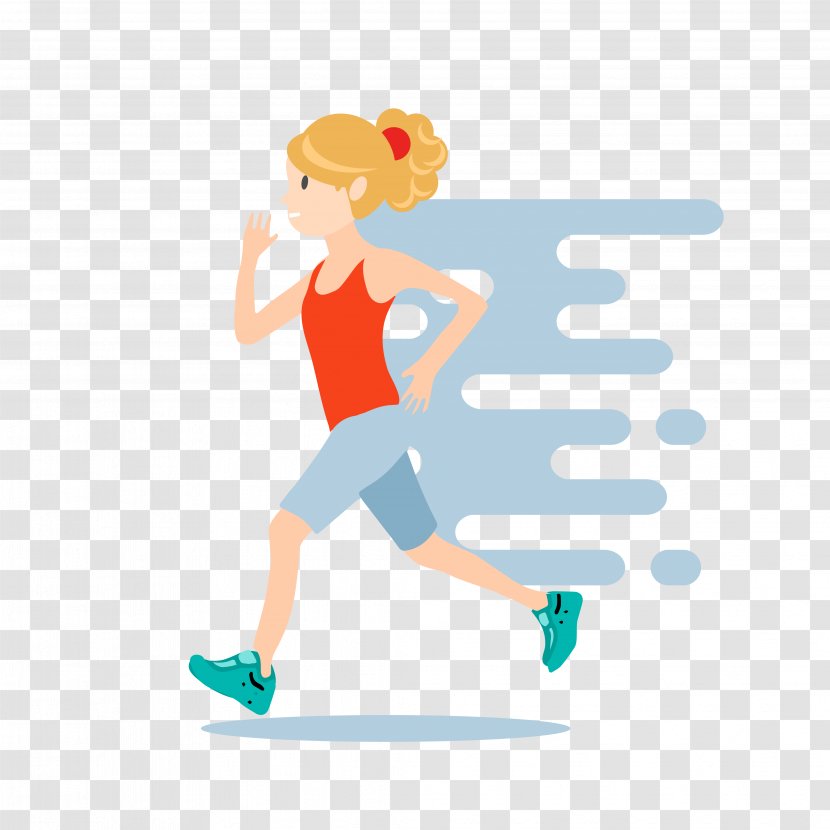 Fitness Cartoon - Track And Field - Art Physical Transparent PNG