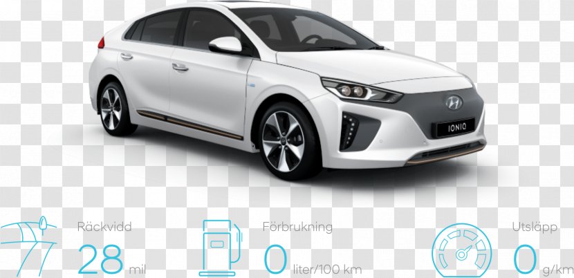 2018 Hyundai Ioniq Hybrid Motor Company Car Veloster - Metal Transparent PNG