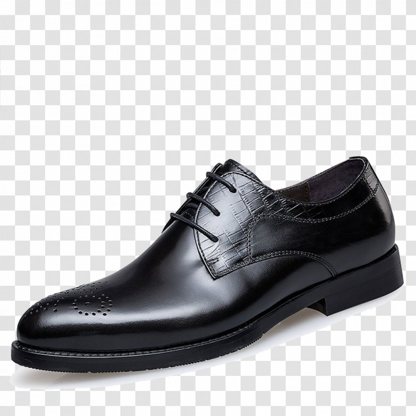 Oxford Shoe Dress Leather - Walking - Men's Shoes Tide Carved England Transparent PNG