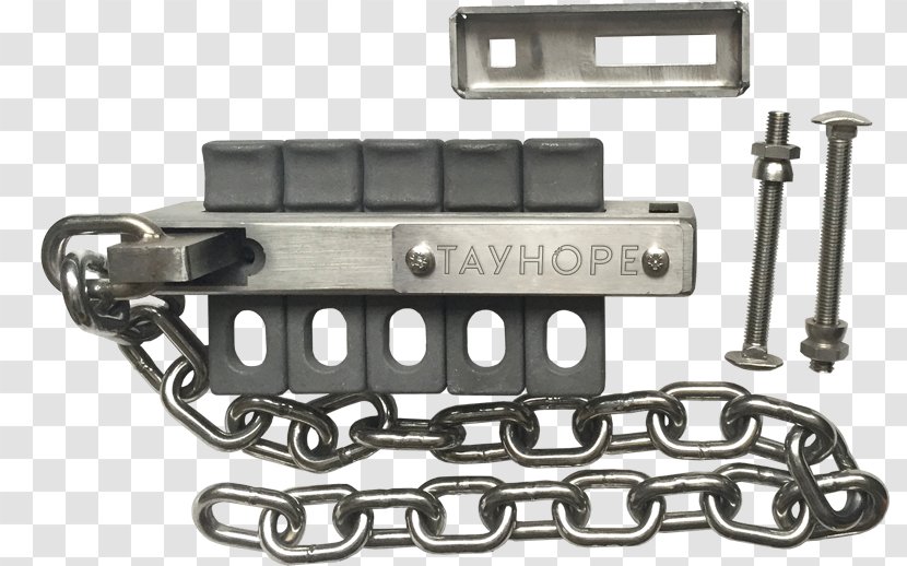 Latch Padlock Gate Chain - Forging Transparent PNG