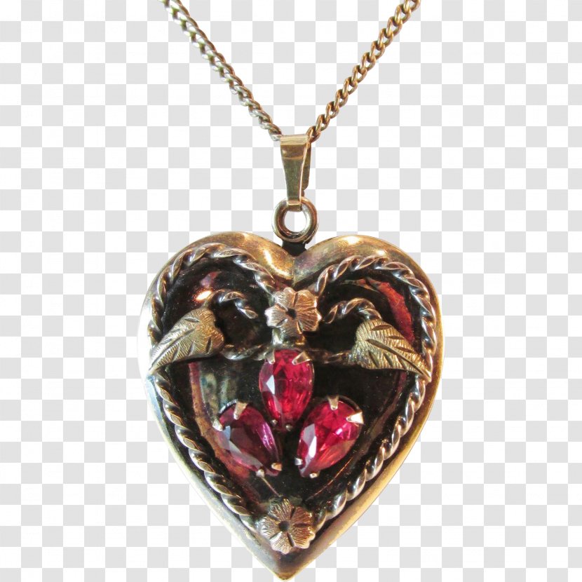 Locket Necklace Gemstone Gold Jewellery Transparent PNG