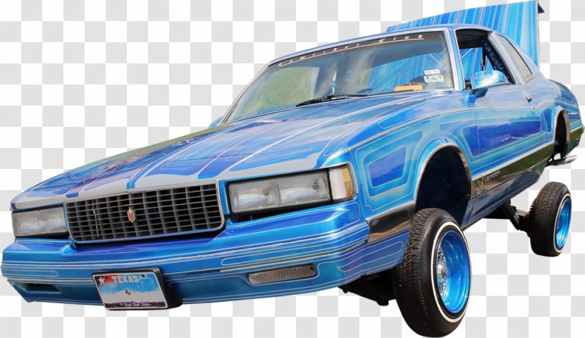 Chevrolet Impala Lowrider Car Grand Theft Auto V Online - Model - Blue Bikes Transparent PNG