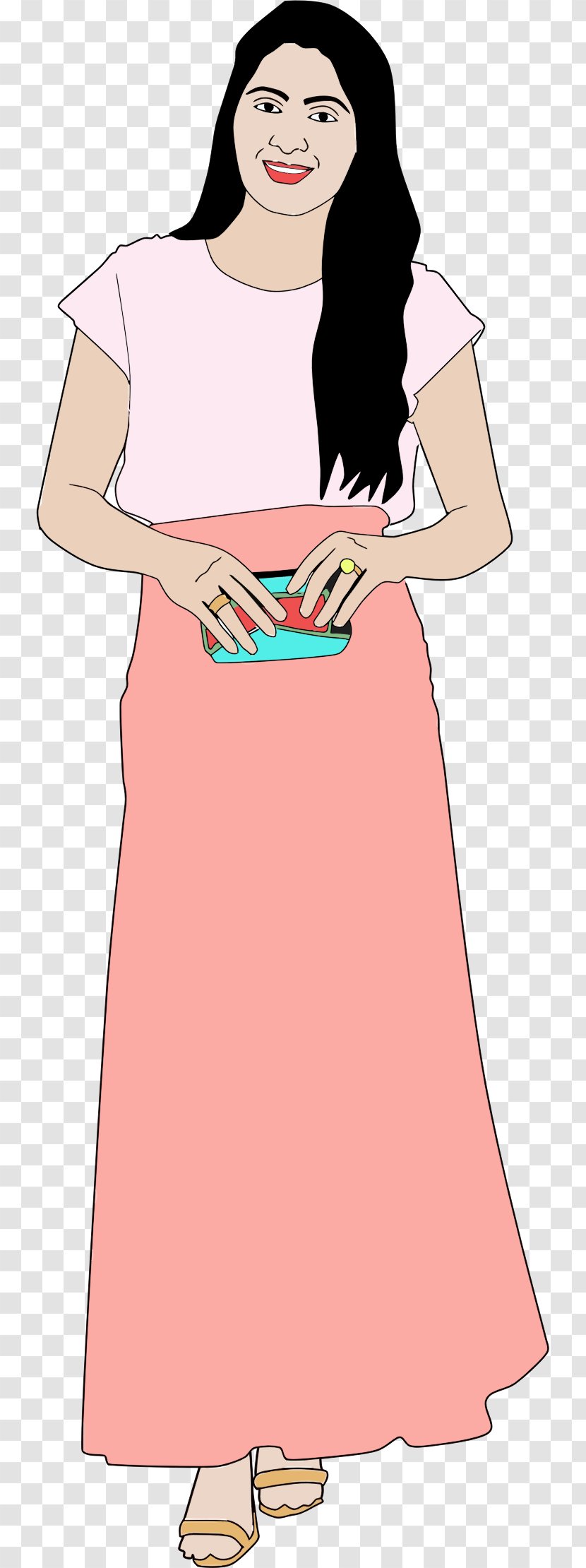 Woman Drawing Photography - Watercolor - Pregnant Women Illustration Transparent PNG