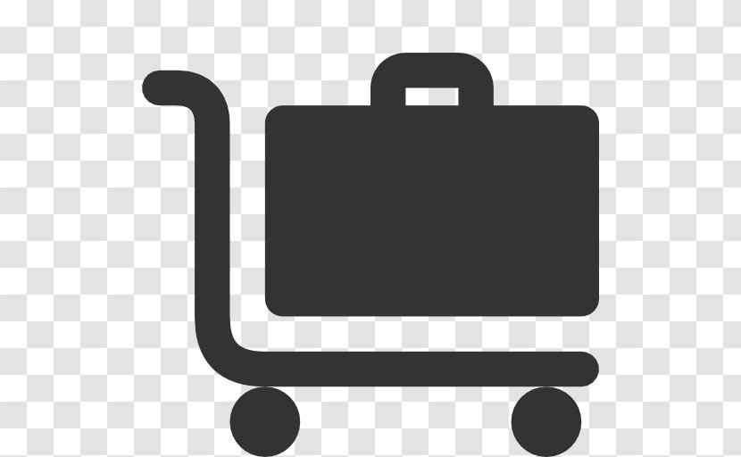 Baggage Cart Trolley Suitcase - Brand Transparent PNG