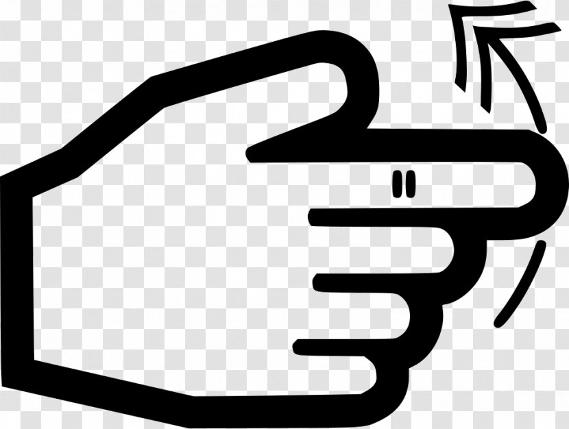 Finger Gesture - Brand - Black Transparent PNG