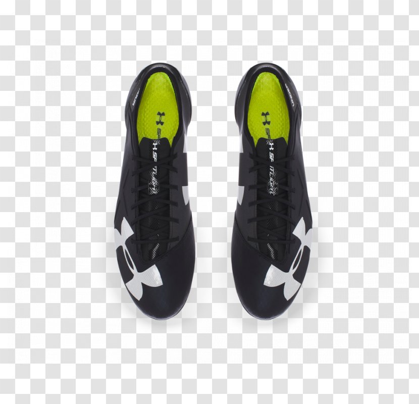 Under Armour Black Shoe Football Boot - Design Transparent PNG