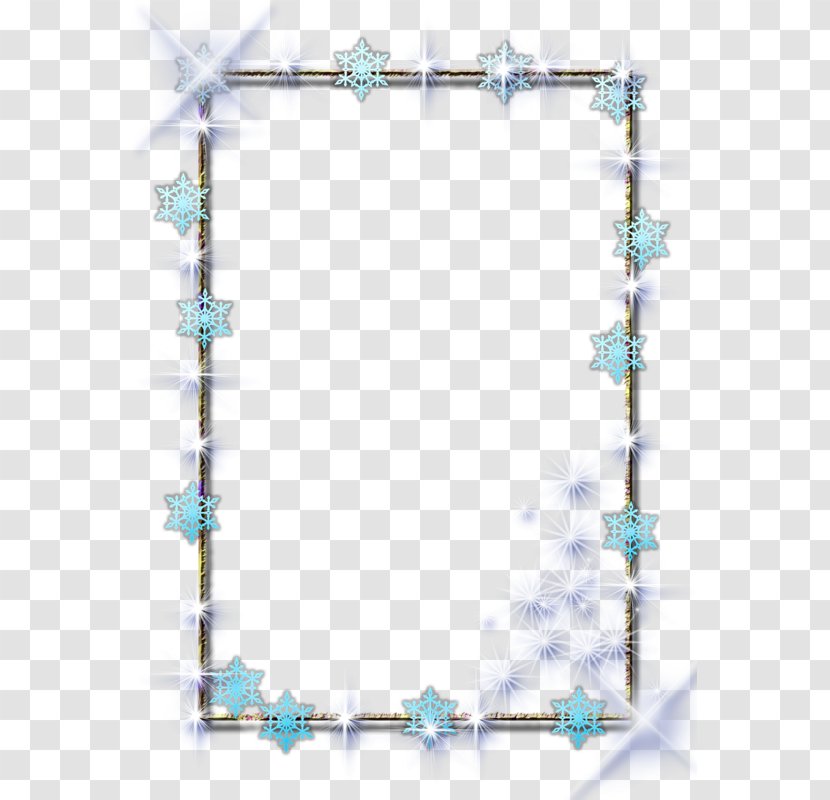 Picture Frame Pattern - Turquoise - Blue Star Transparent PNG