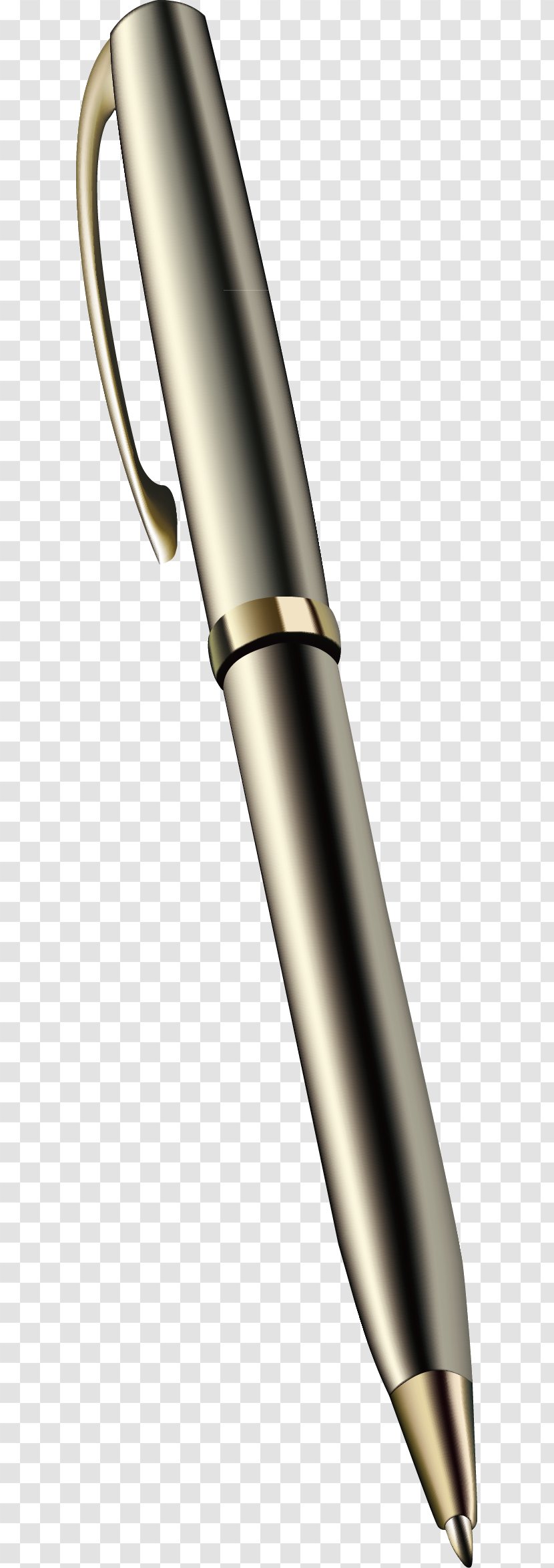 Ballpoint Pen Fountain Metal - Gratis - The Is Decorated With Hand Painted Transparent PNG