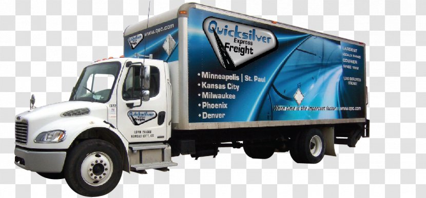 Car Commercial Vehicle Quicksilver Express Courier Truck - Trailer Transparent PNG
