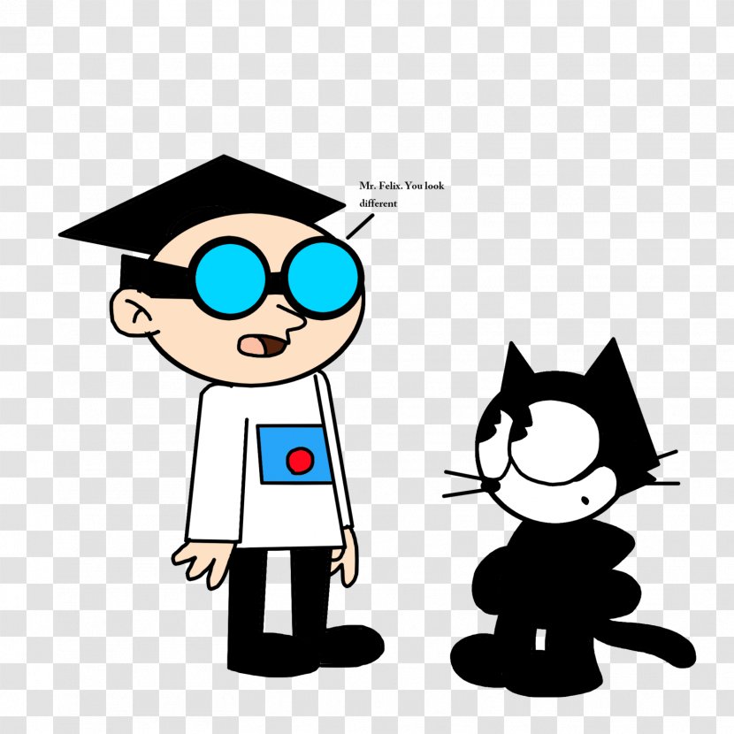 Felix The Cat Cartoon Mr. Peabody - Word Transparent PNG