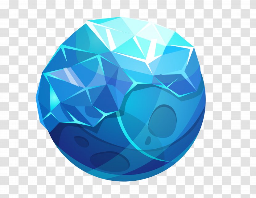 Download Universe - Cobalt Blue - Geometric Ball Transparent PNG