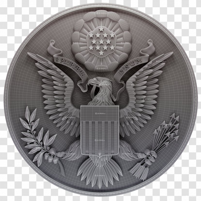 Great Seal Of The United States STL 3D Modeling Wavefront .obj File - 3d Transparent PNG