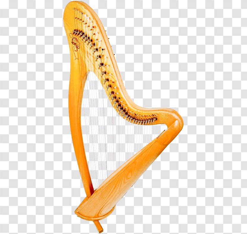 Harp Musical Instrument - Watercolor - File Transparent PNG