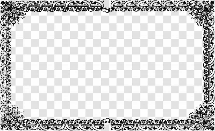 Borders And Frames Free Content Clip Art - Board Game - Victorian Ribbon Cliparts Transparent PNG