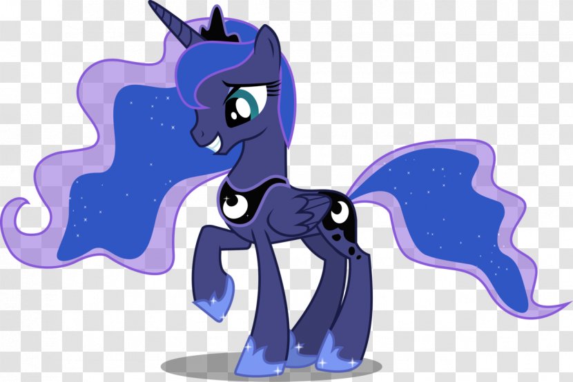 Princess Luna Pony Celestia Twilight Sparkle Rarity - Animal Figure - Beautiful Night Transparent PNG