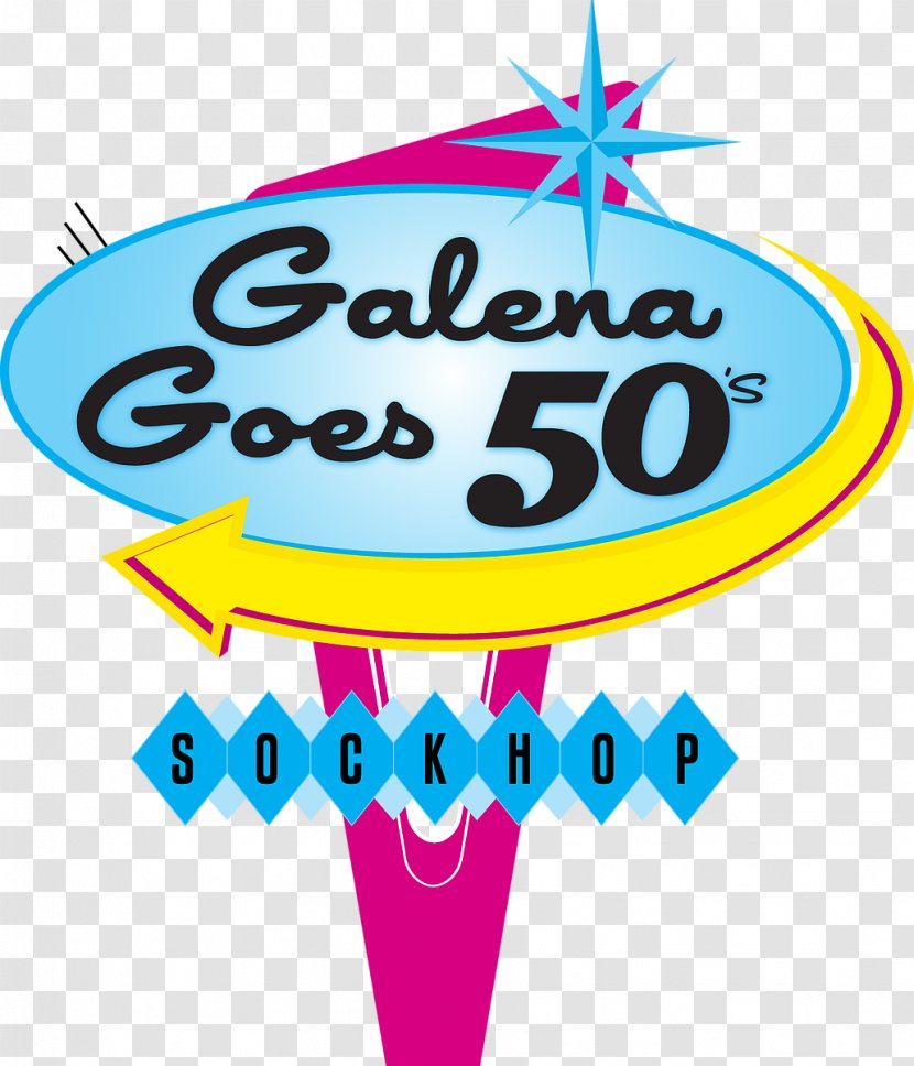 Galena 1950s Sock Hop Clip Art - Flower - Big Show Transparent PNG