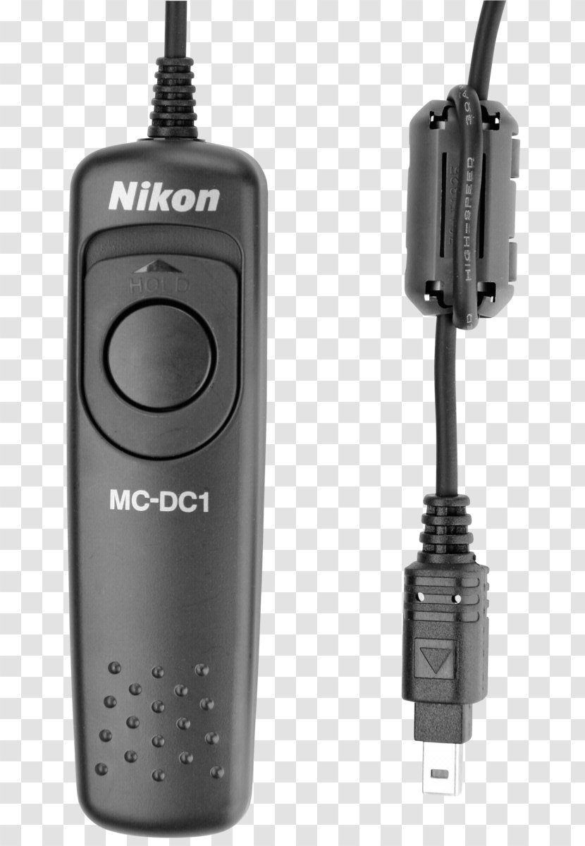Electrical Cable Remote Controls Nikon MC-DC1 Control Hardware/Electronic Camera WR-1 Wireless Controller - Communication Accessory - Dslr Transparent PNG