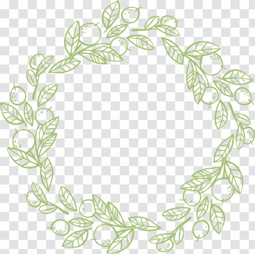 Wreath Christmas Auglis - Rectangle - Garland Lace Hand-painted Border Transparent PNG