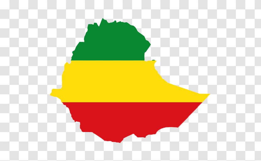 Flag Of Ethiopia Map National - Gabon Transparent PNG