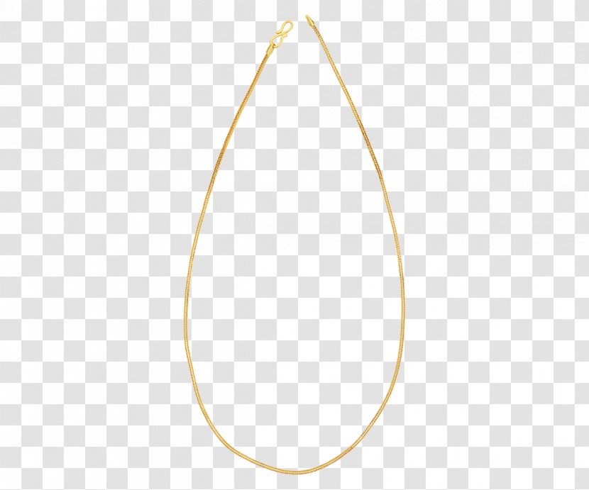 Body Jewellery Necklace - Gold Chain Transparent PNG