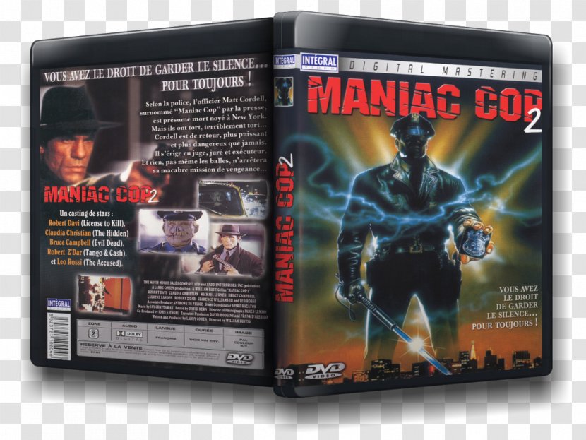 Matt Cordell Maniac Cop Film Series Cinematography Streaming Media Transparent PNG