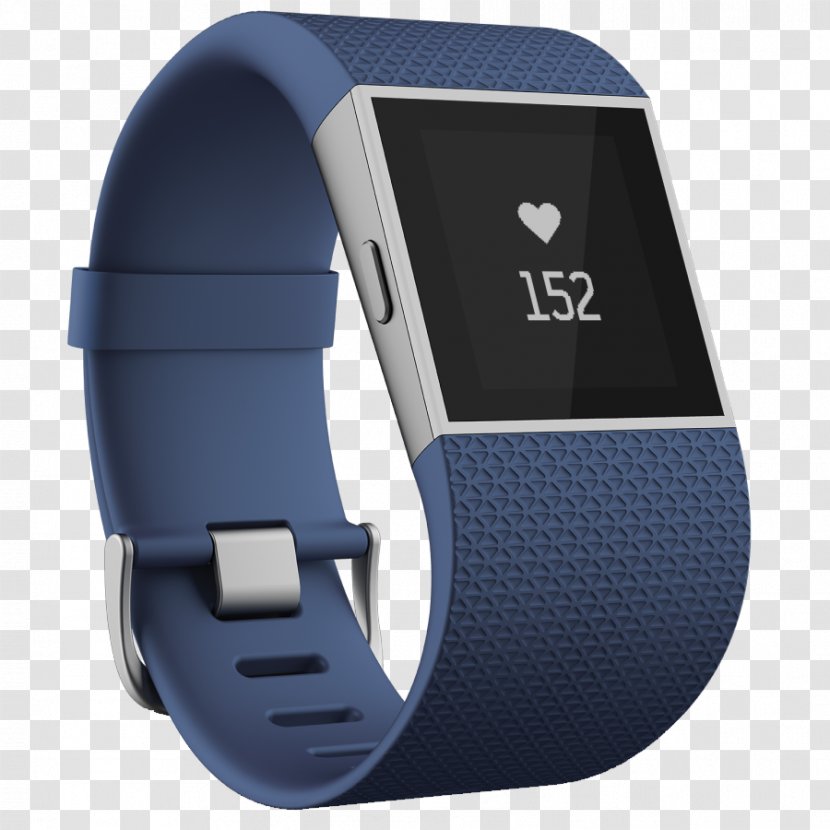 Fitbit Surge Activity Monitors Charge 2 Blue - Bluetooth - Heart Rate Transparent PNG