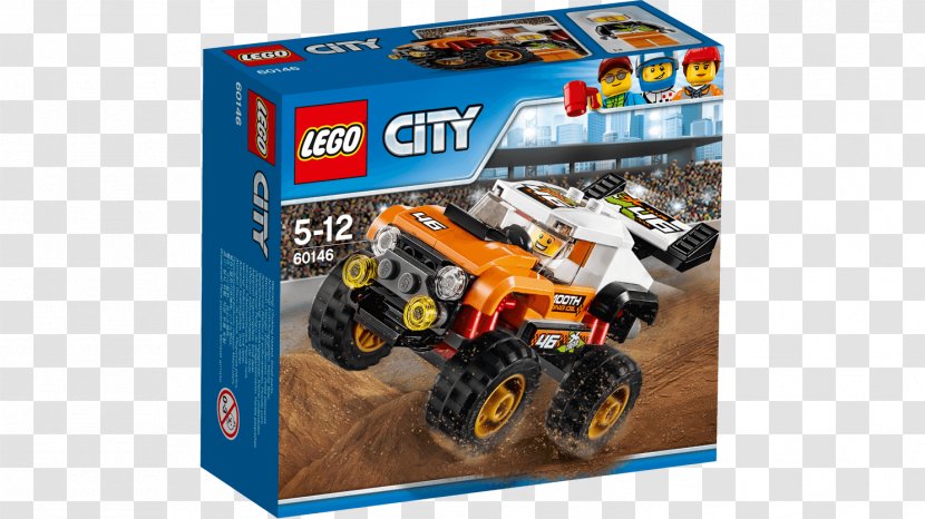 LEGO 60146 City Stunt Truck Lego Toy Block Transparent PNG