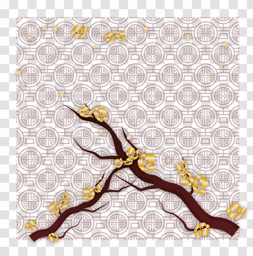 Gold Drawing - Yellow - Golden Plum Background Transparent PNG