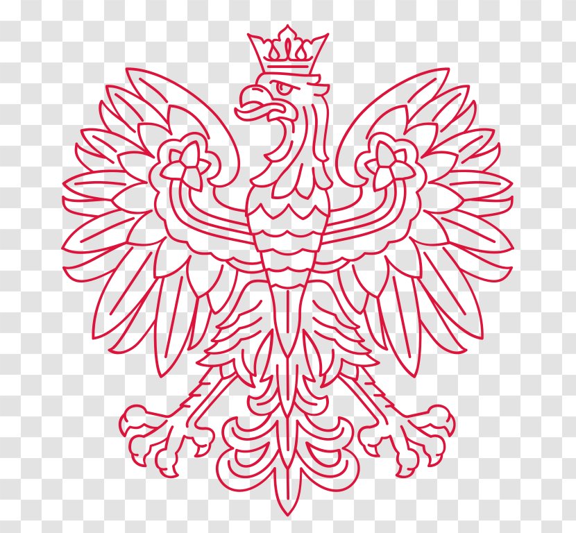 Coat Of Arms Poland National Emblem Flag - Tree - Heart Transparent PNG