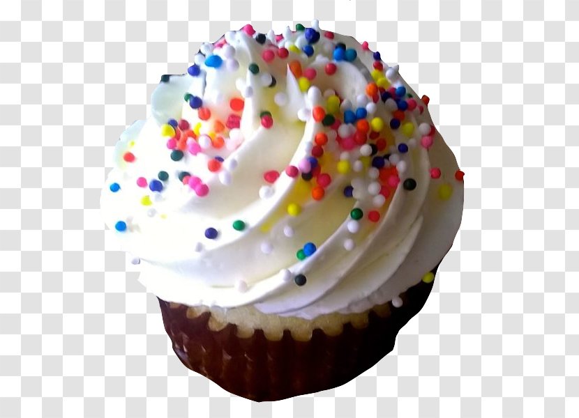 Cupcake Birthday Cake Muffin - Cream Transparent PNG