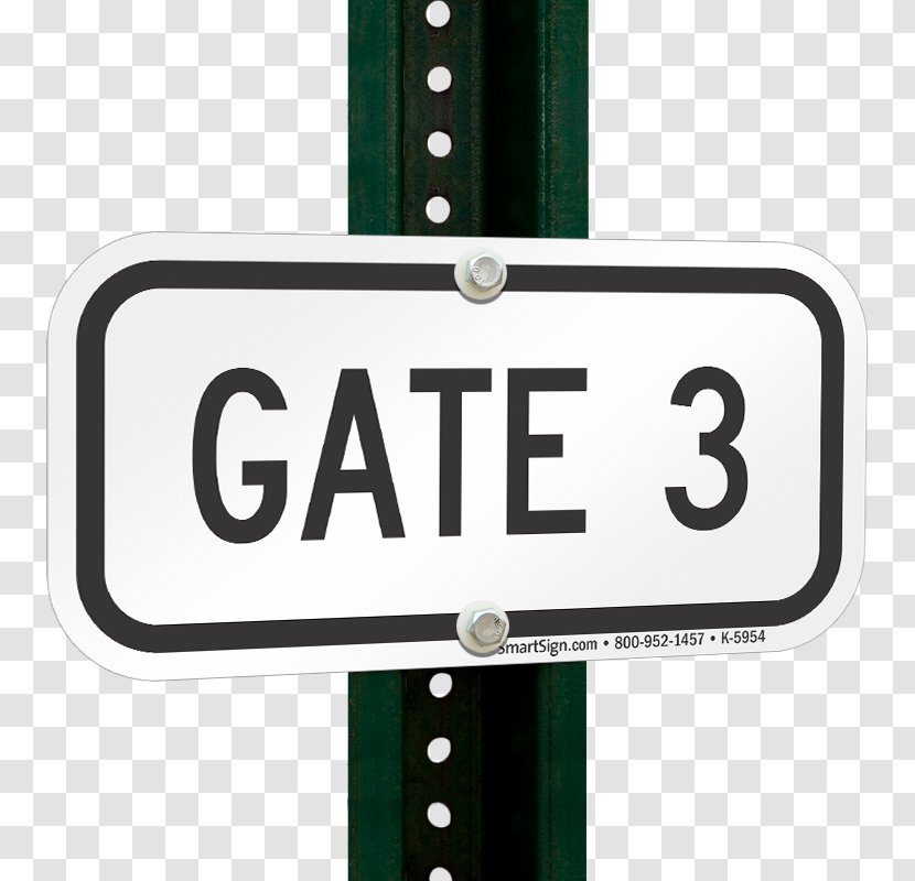 Car Park Parking Gate Sign - Street Transparent PNG