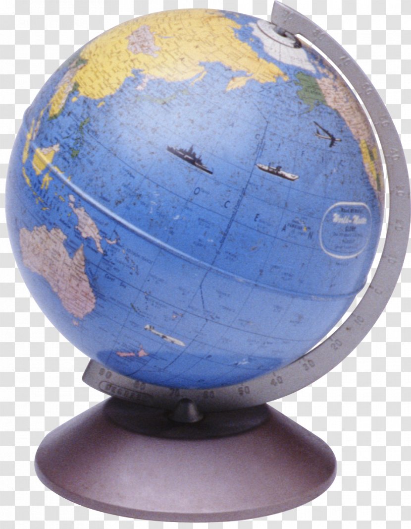 Globe World Earth /m/02j71 Sphere - Blue Transparent PNG