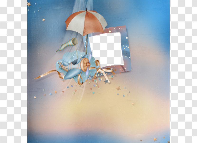 Birthday - Silhouette - Aesthetic Background Umbrella Decorative Borders Transparent PNG