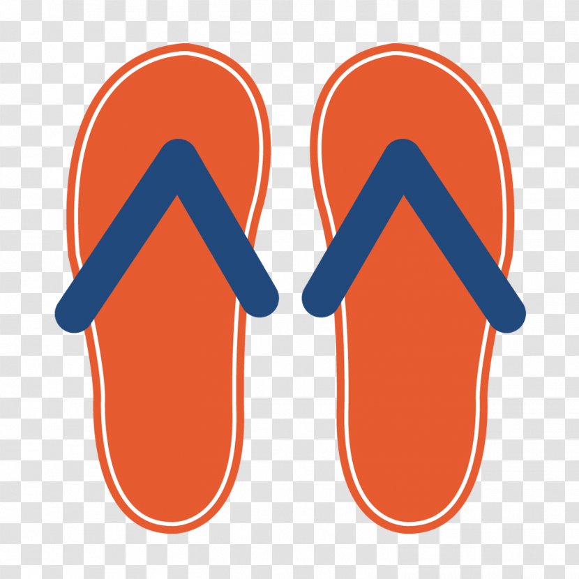 Logo Shoe Product Line Font - Orange - Beach Vector Transparent PNG