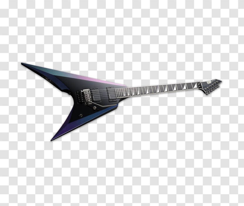 Electric Guitar Seven-string ESP Guitars Floyd Rose - Plucked String Instruments - Hand With Microphone Transparent PNG